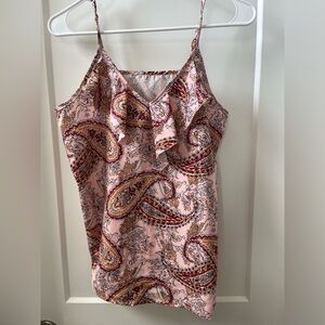 Beautiful Paisley, Flowy tank top Size Medium